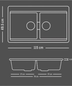 سینک گرانیتی ونسی (VENCI) مدل M200