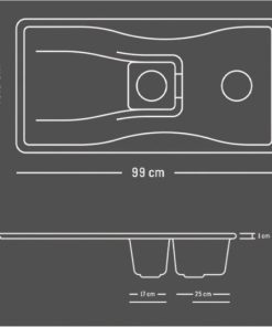 سینک گرانیتی ونسی (VENCI) مدل M300