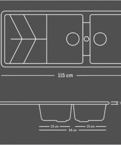 سینک گرانیتی ونسی (VENCI) مدل M800