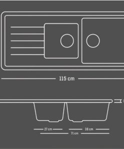 سینک گرانیتی ونسی (VENCI) مدل M830