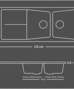 سینک گرانیتی ونسی (VENCI) مدل M880